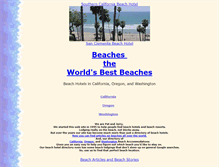Tablet Screenshot of beachesbeaches.com